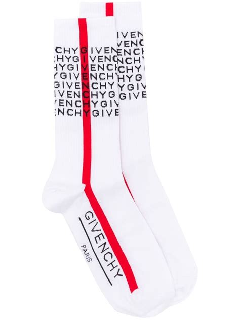 Givenchy Logo Intarsia Socks 